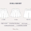 Zora Shorts pattern